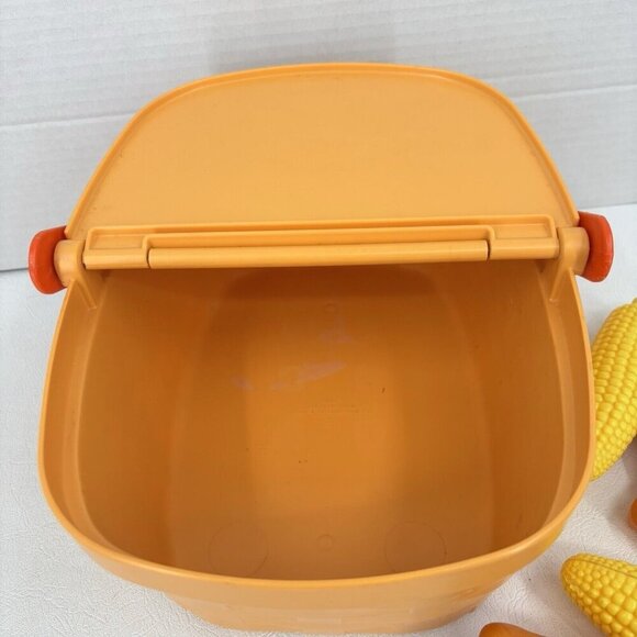 1988 Fisher Price Fun With Food Pack A Picnic Basket 2109 Drumsticks Corn Cob - Picture 5 of 11